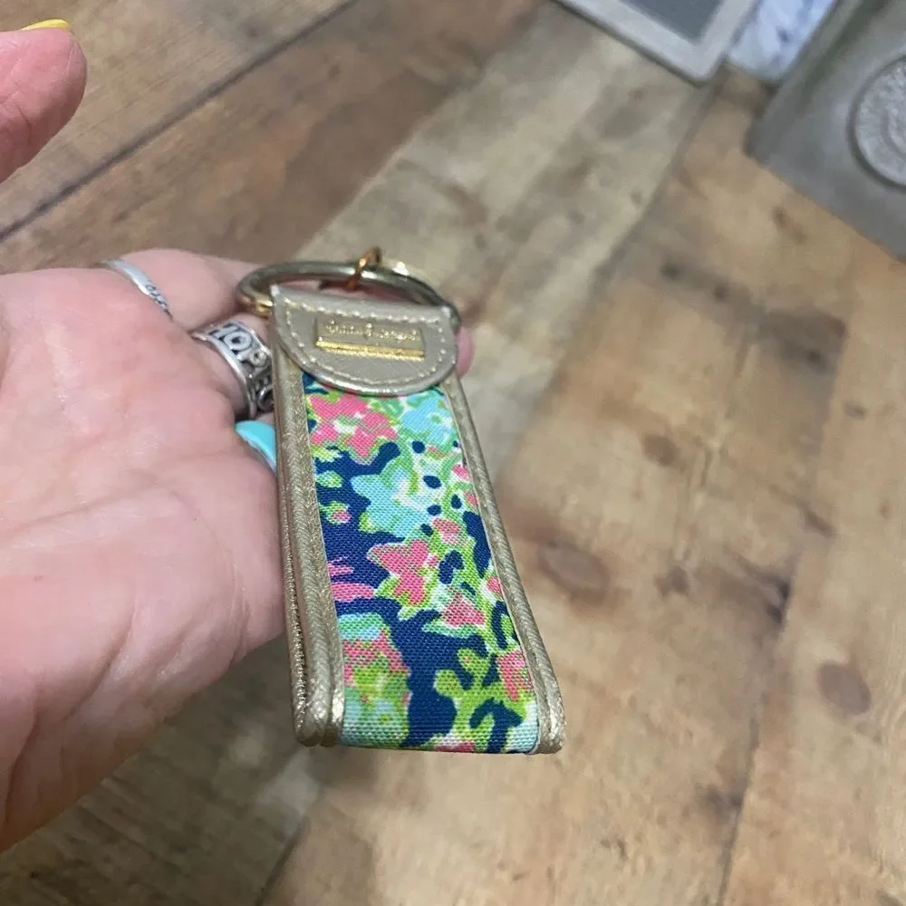 Iilly Pulitzer key fob keychain